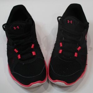Under Armour Micro G Black Pink Athletic Shoes Women‎ Size 7.5 Running Sneakers